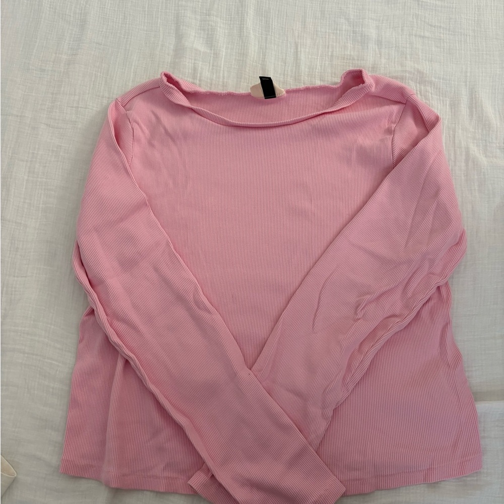 Target Pink Long Sleeve Women's Tee